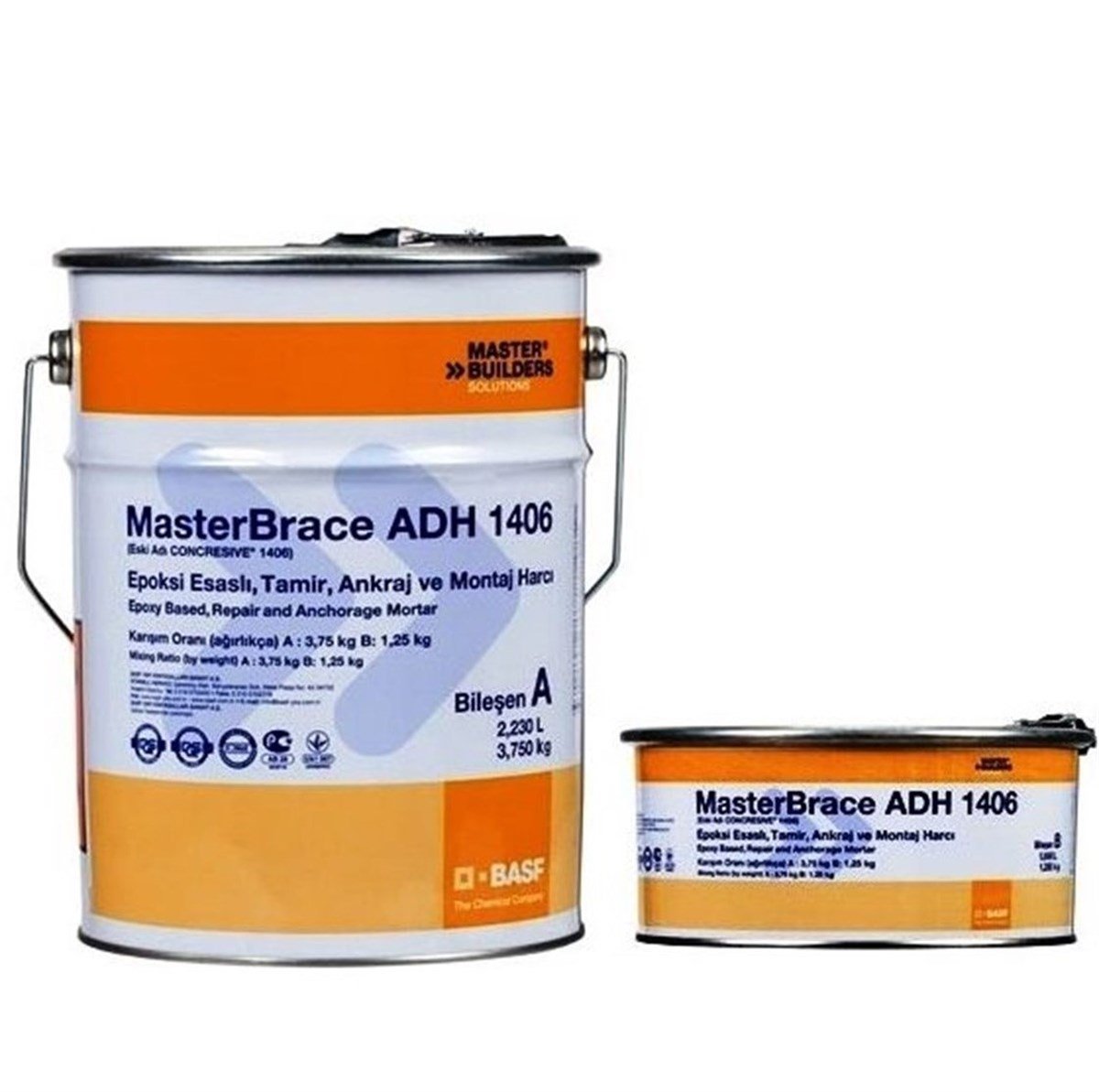 BASF MASTERBRACE ADH 1406 A+B 5 KG (CONCRESIVE 1406)