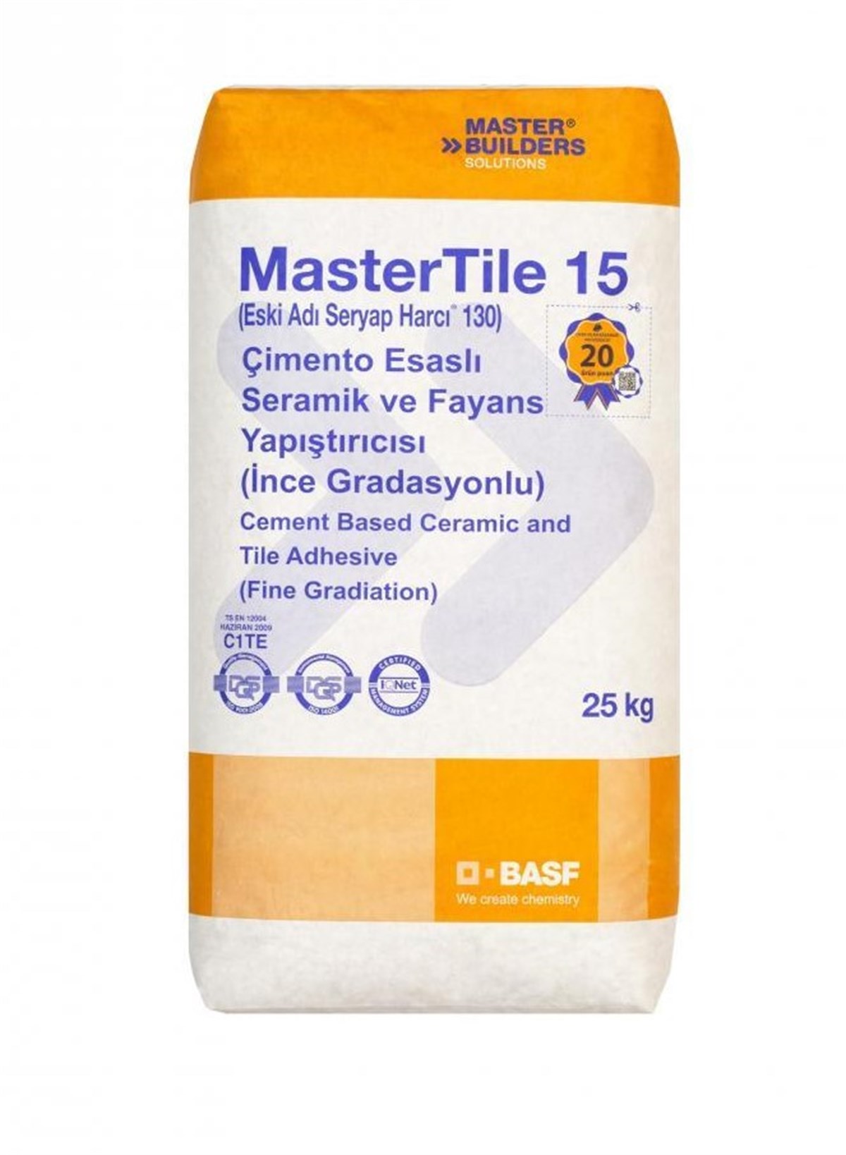 BASF MASTERTILE 15 BEYAZ 25 KG (SERYAP 130)