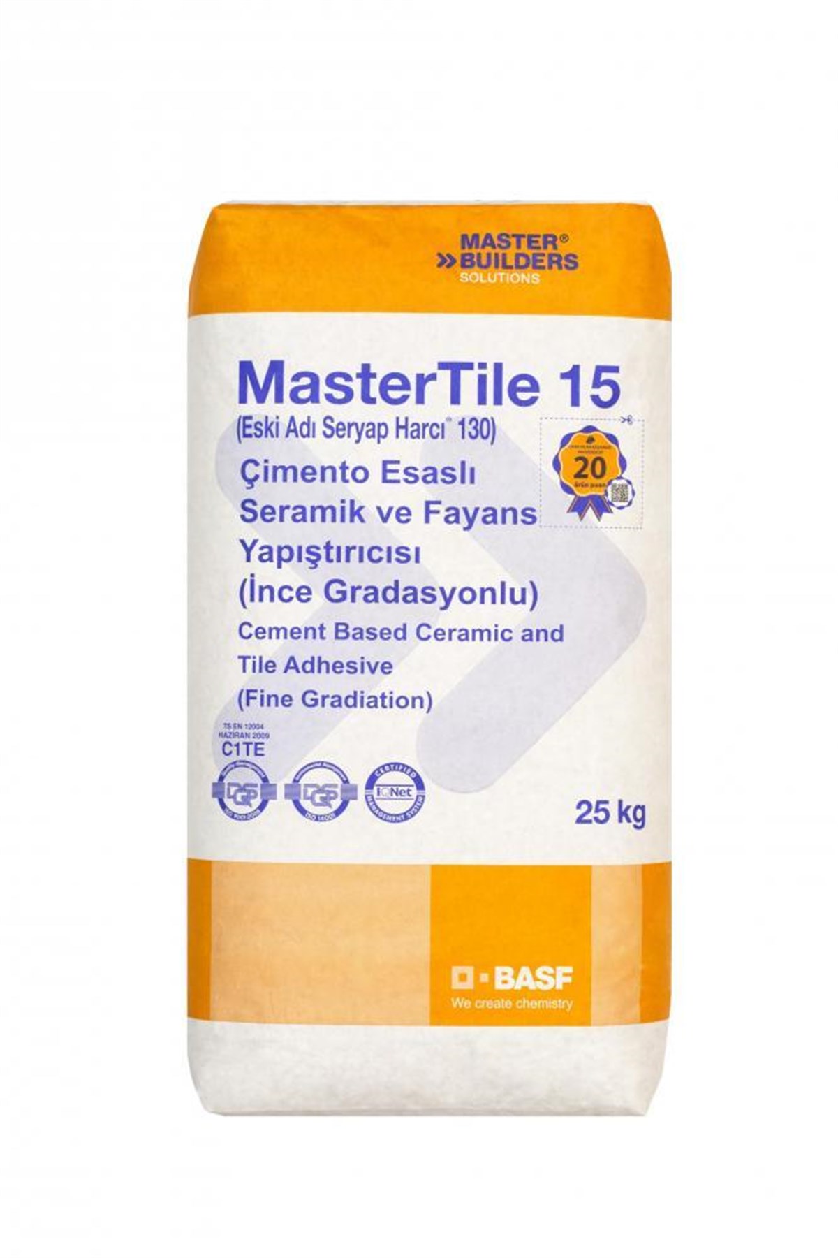 BASF MASTERTILE 15 GRI 25 KG (SERYAP 130)