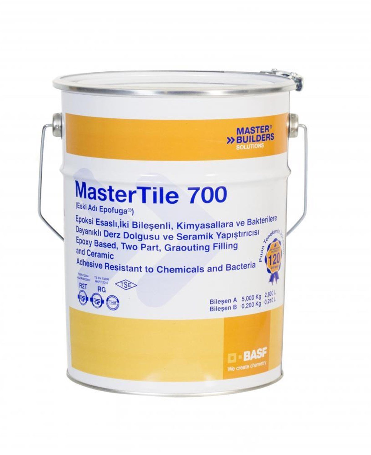 BASF MASTERTILE 700 BEYAZ 5.20 KG (EPOFUGA)