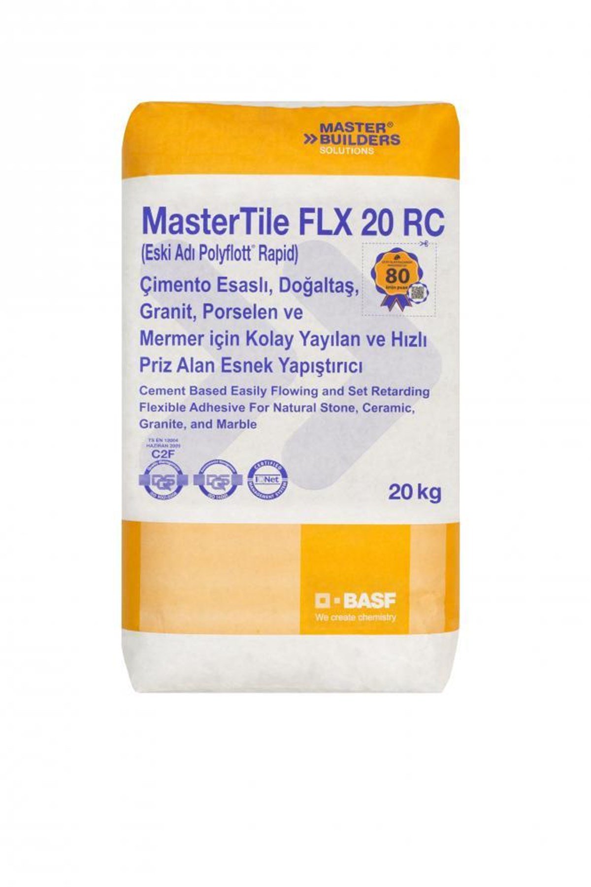 BASF MASTERTILE FLX 20 BEYAZ 20 KG (POLYFLOTT)