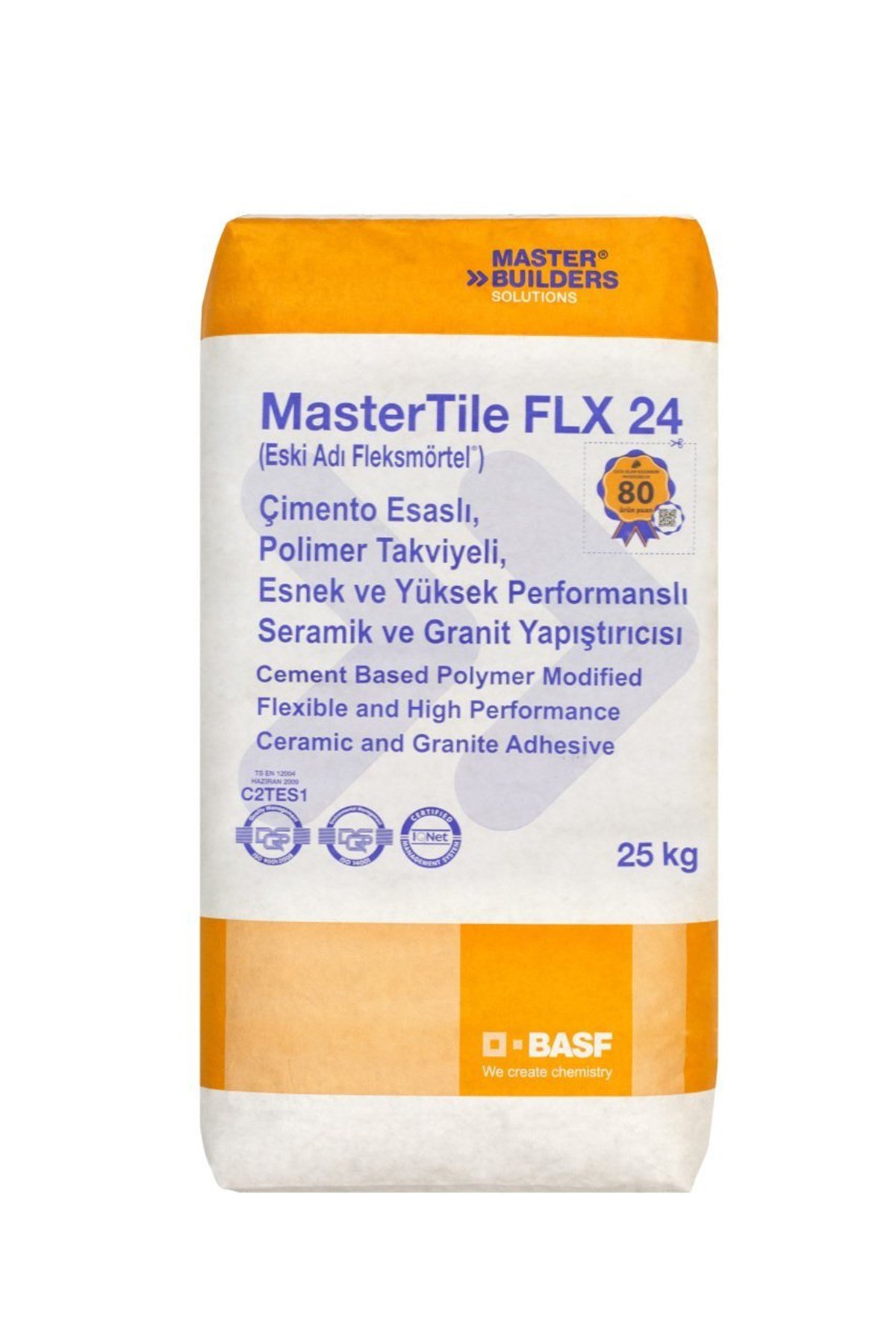 BASF MASTERTILE FLX 24 BEYAZ 25 KG (FLEKSMÖRTEL)