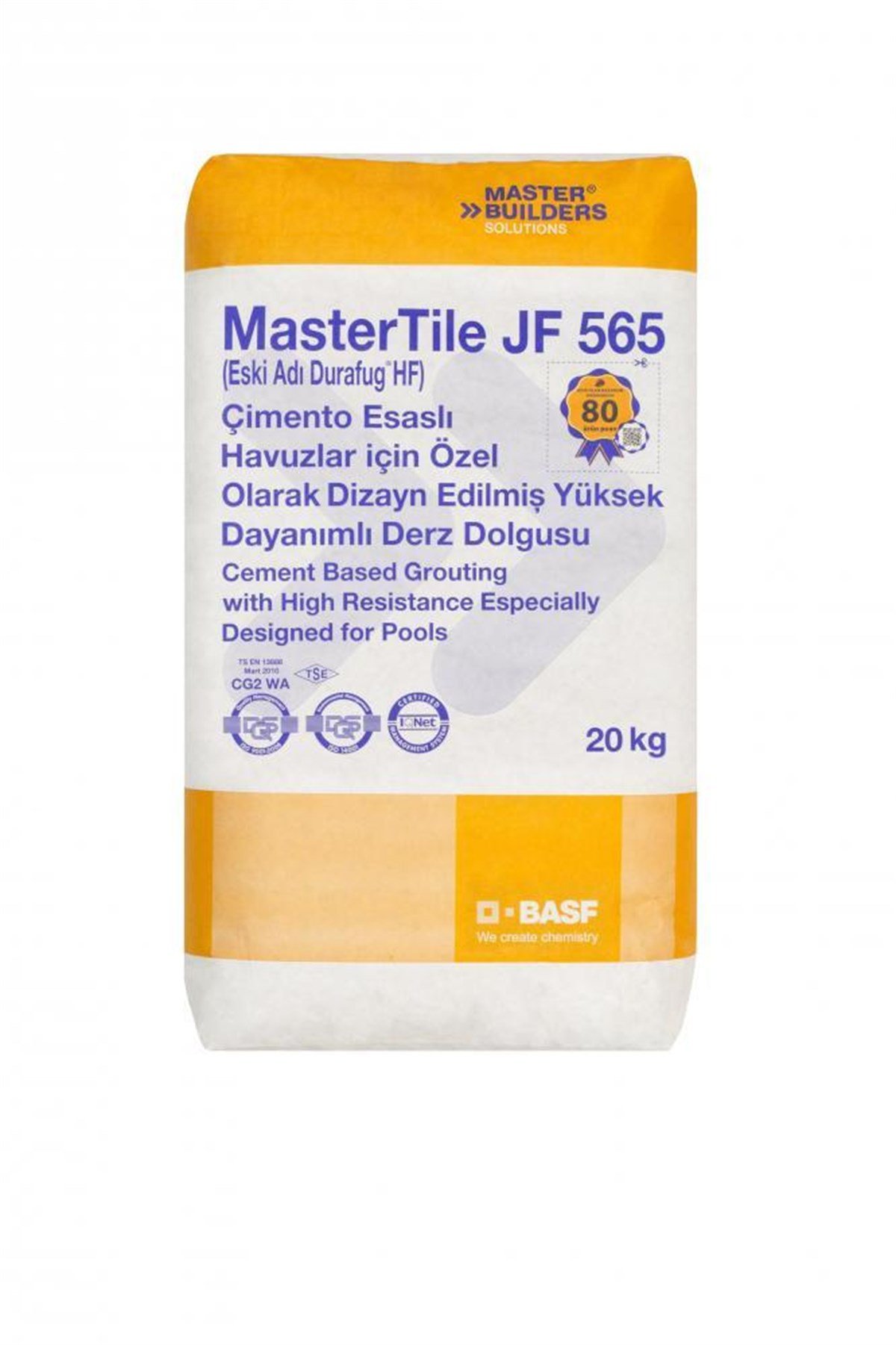 BASF MASTERTILE JF 565 BEYAZ 20 KG (DURAFUG HF)