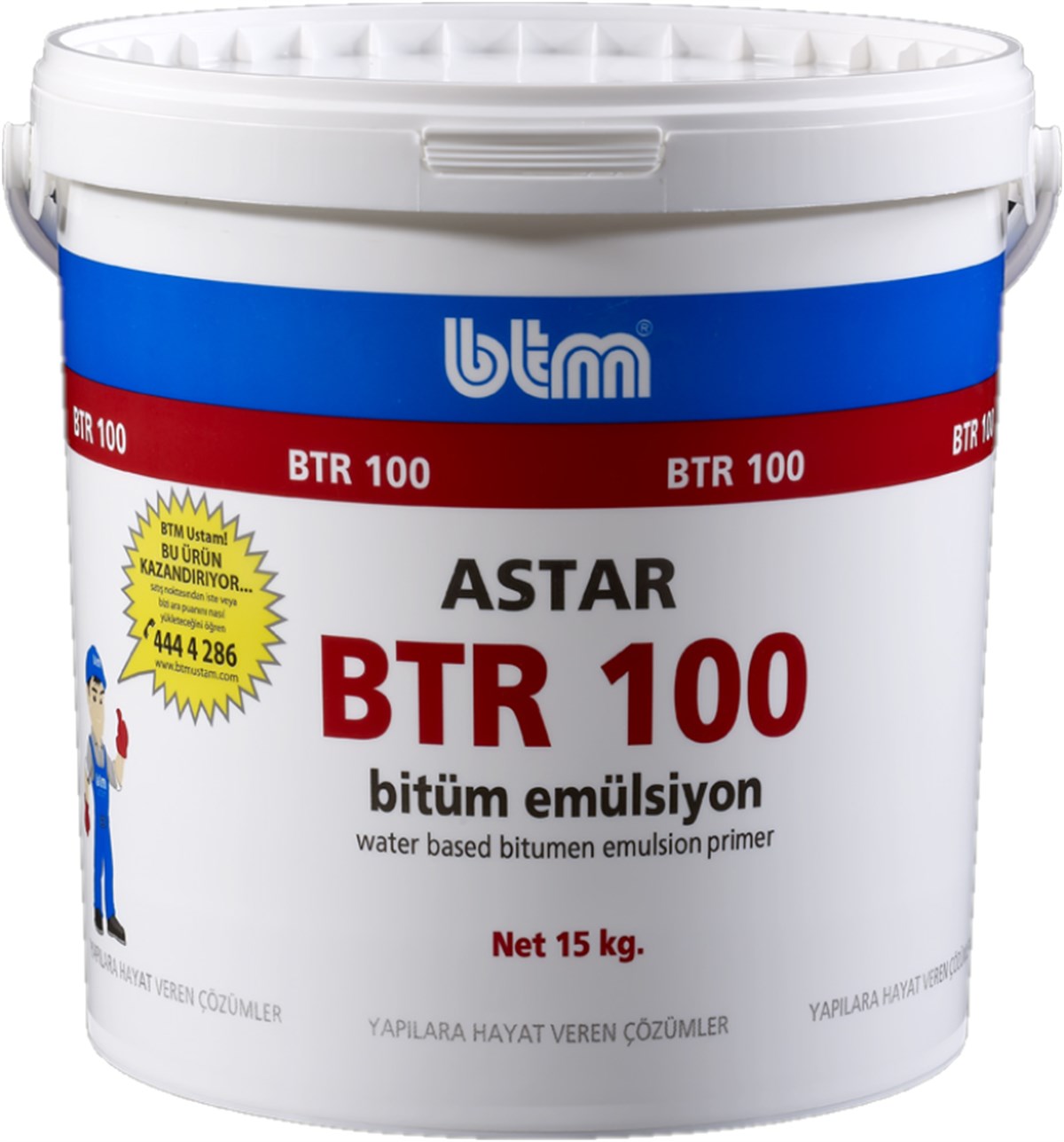 BTM BTR 100 BITÜM ASTAR 15 KG