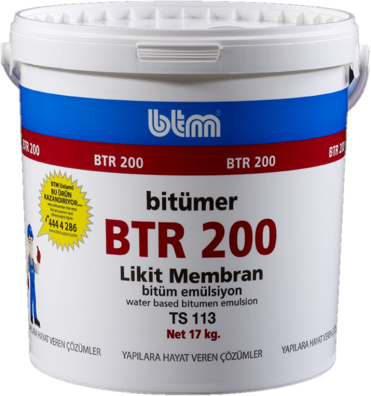 BTM BTR 200 BITÜM ASTAR 17 KG