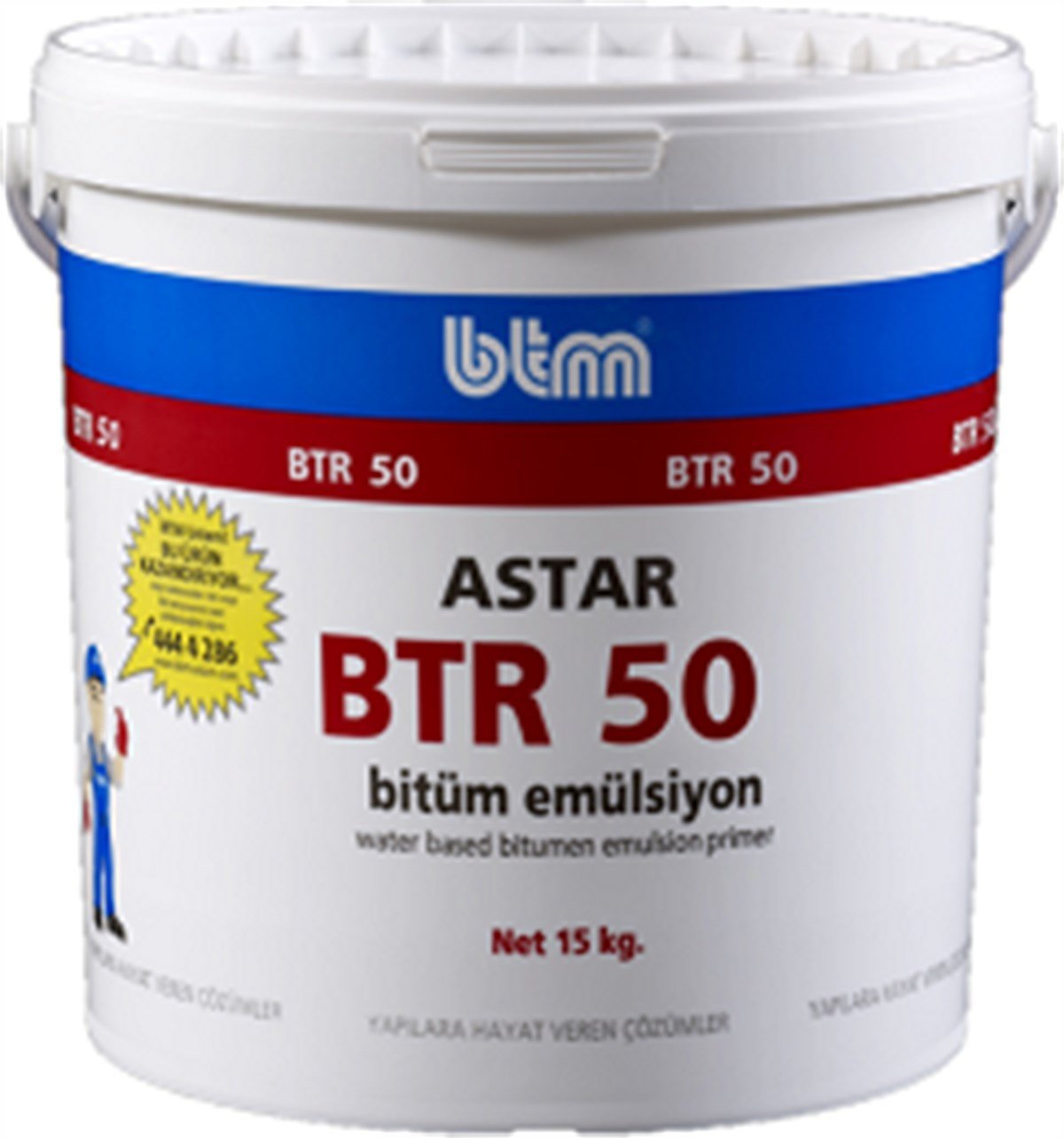 BTM BTR 50 BITÜM ASTAR 15 KG