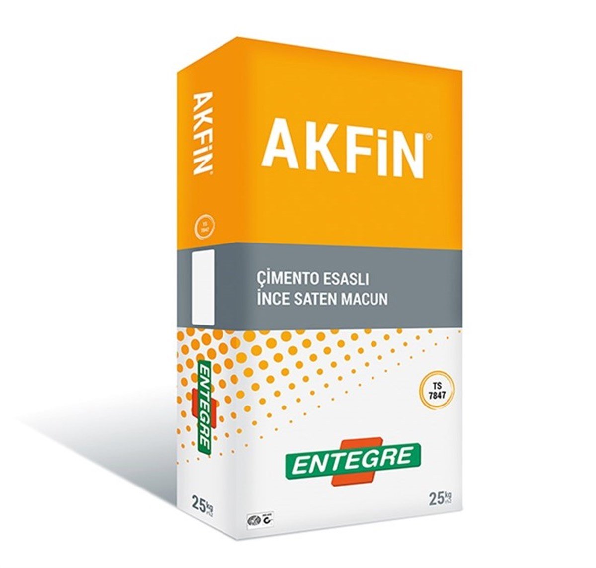 ENTEGRE AKFIN BEYAZ 25 KG (INCE SATEN MACUNU)