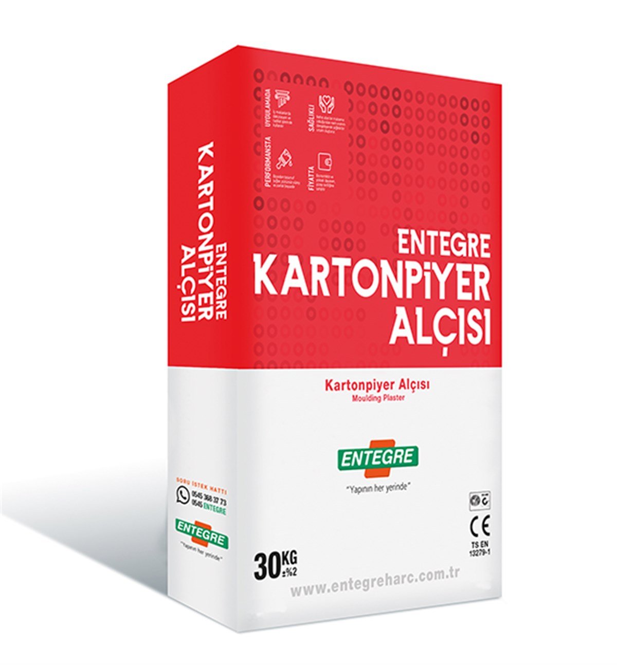 ENTEGRE KARTONPIYER 30 KG