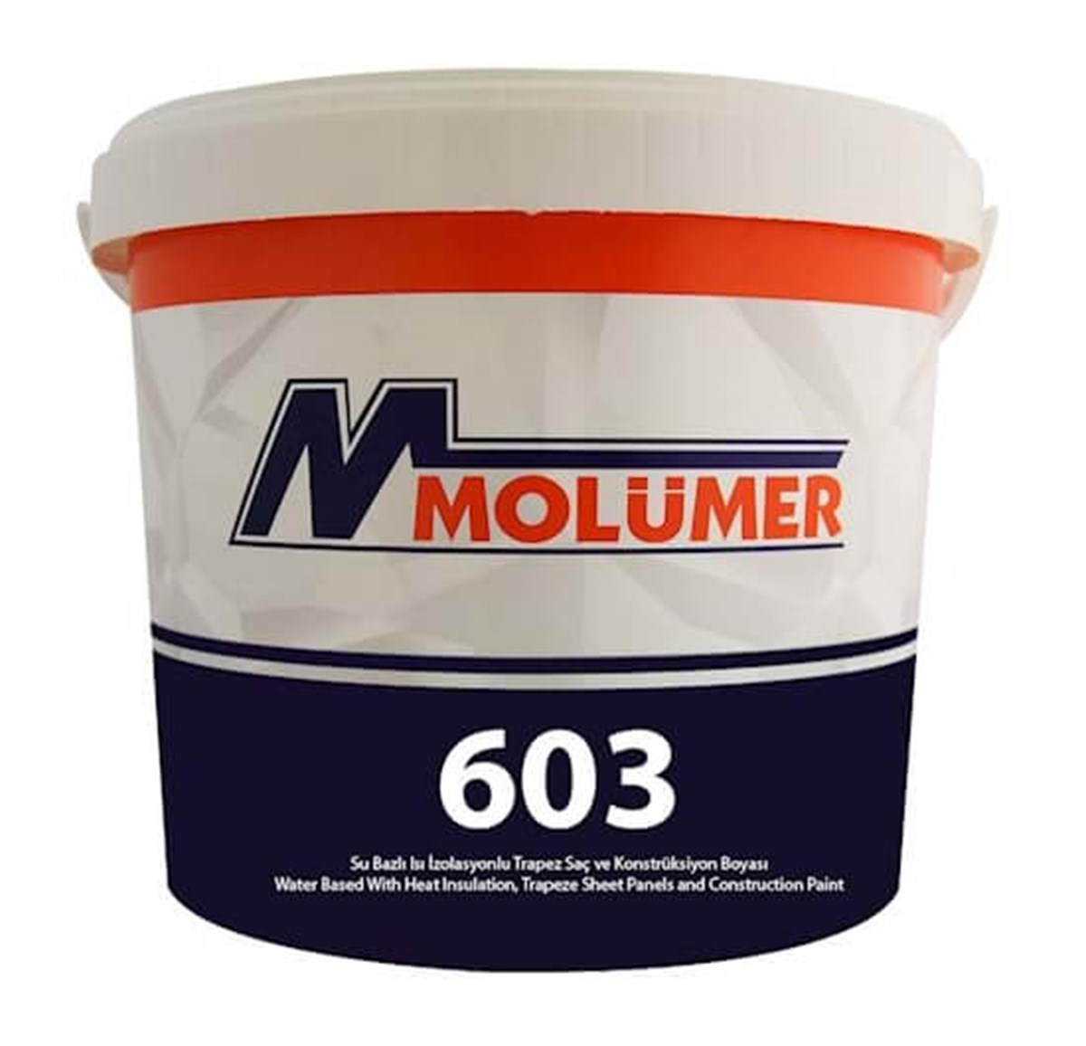 MOLÜMER 603 TRAPEZ SAÇ VE KONSTRÜKTIYON BOYASI BEYAZ 18 KG