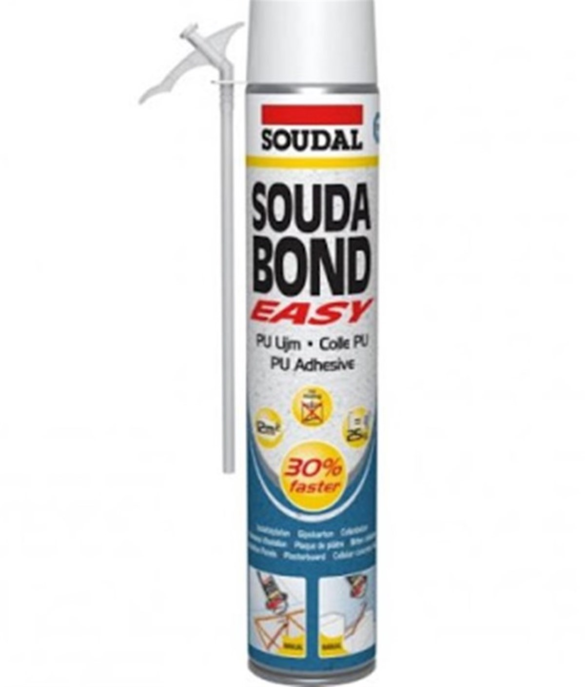 SOUDABOND EASY GUN LEVHA YAPISTIRCISI MANUEL 750 ML