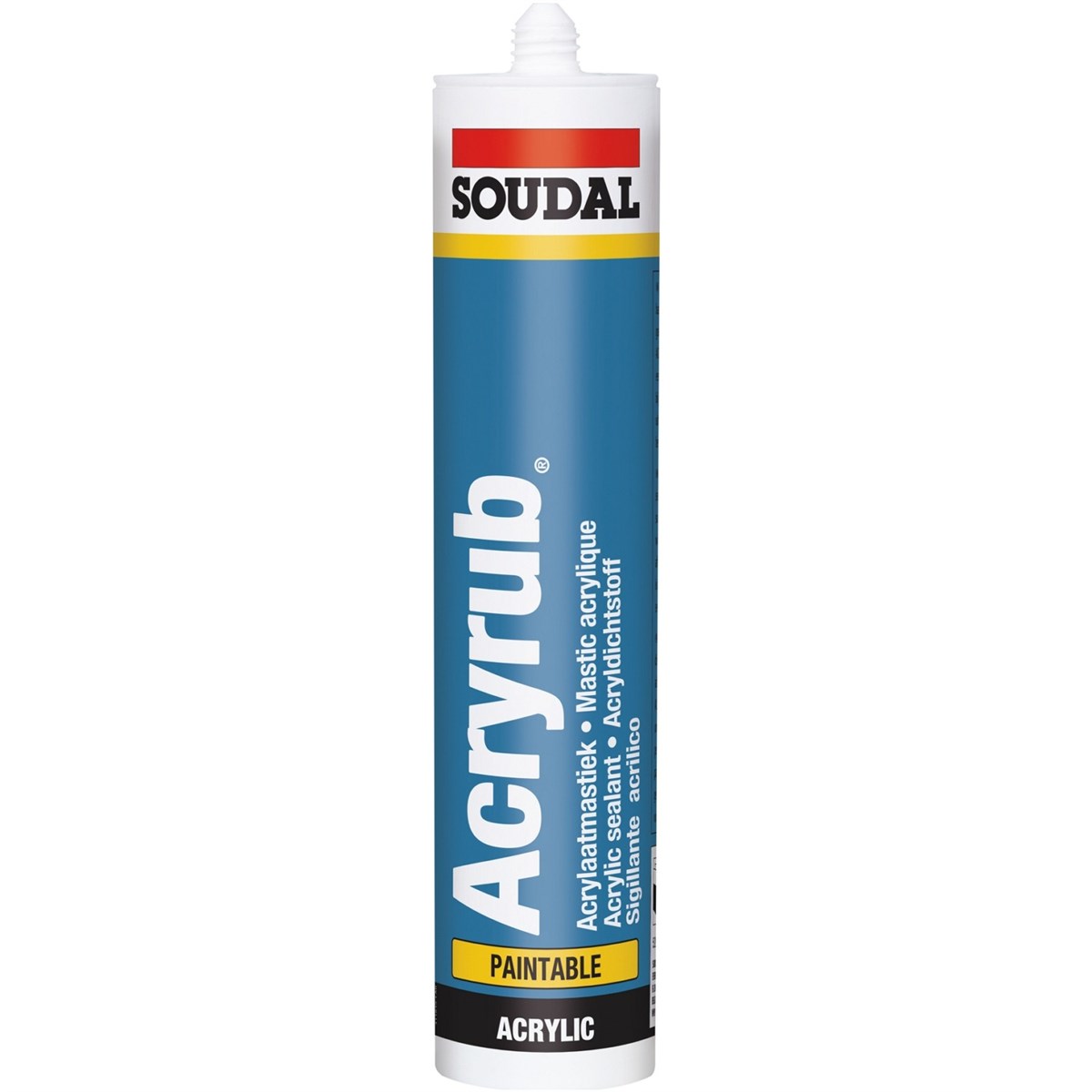 SOUDAL ACRYRUB MONTAJ MASTIGI BEYAZ 280 ML (500 GR) 30 AD