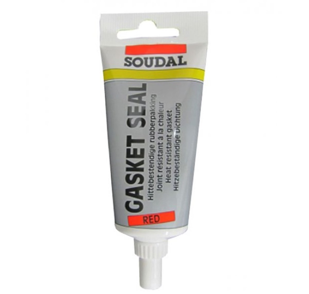 SOUDAL GASKETSEAL YÜKSEK ISI SILIKONU KIRMIZI 80 ML 24 AD