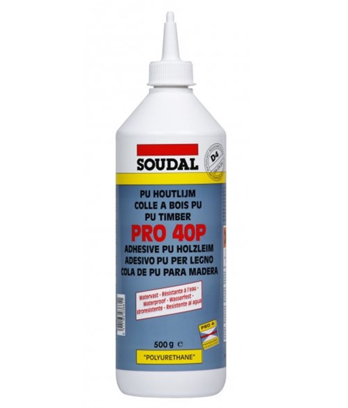 SOUDAL PRO 40P (D4) DENIZ TUTKALI 500 GR