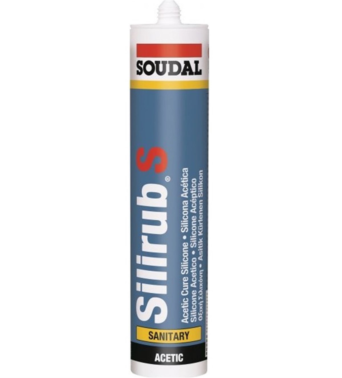 SOUDAL SILIRUB S SILIKON ALÜMINYUM GRI 280 ML 30 AD