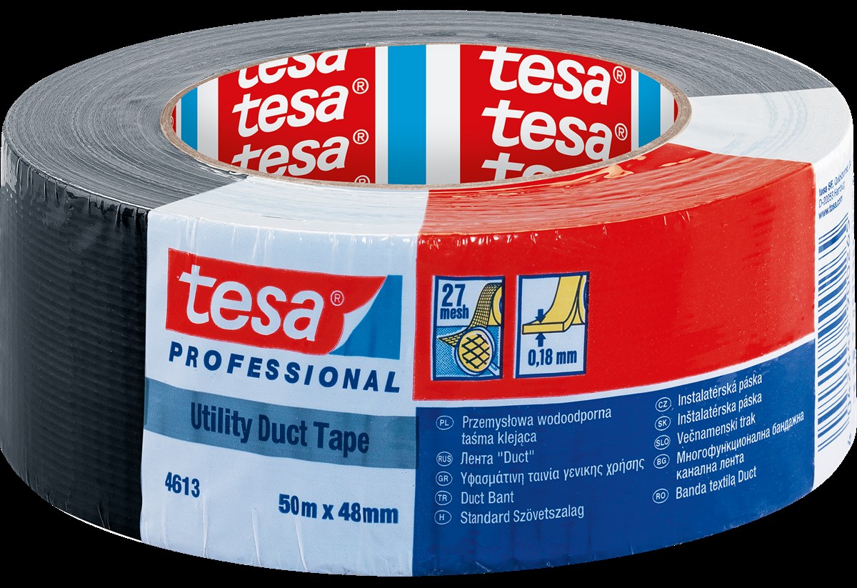 TESA 4613 DUCT TAPE SIYAH 48MMX50M